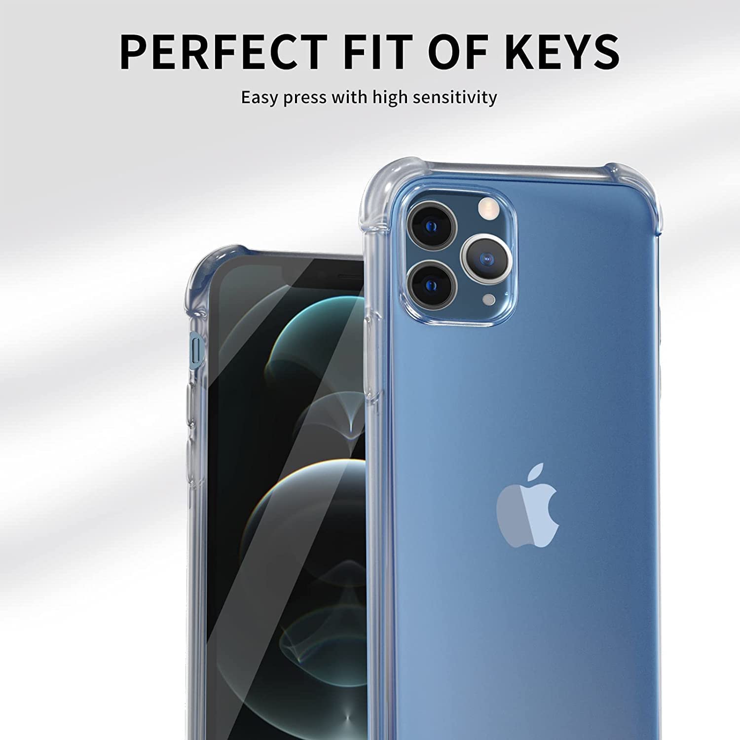Apple iPhone 14 Pro Max (6.7) Gel Case Clear Transparent Anti-Shock Absorption Bumper Ultra Thin Cover - SmartPhoneGadgetUK