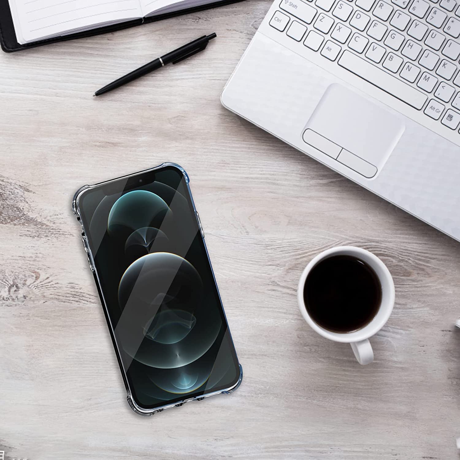 Apple iPhone 14 Pro Max (6.7) Gel Case Clear Transparent Anti-Shock Absorption Bumper Ultra Thin Cover - SmartPhoneGadgetUK