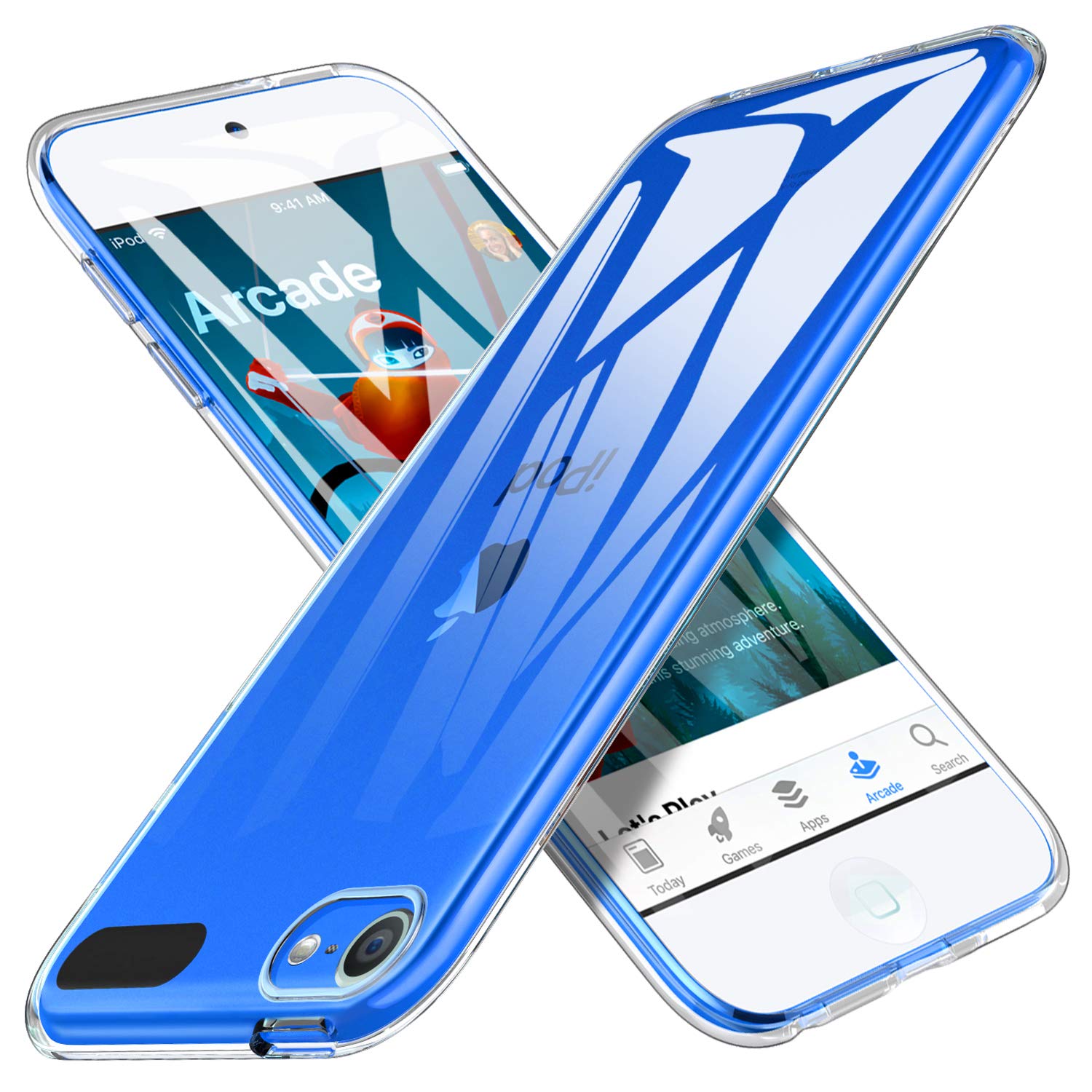 Apple iPod Touch 7 (7th Gen) Gel Case Clear Transparent Slim - SmartPhoneGadgetUK