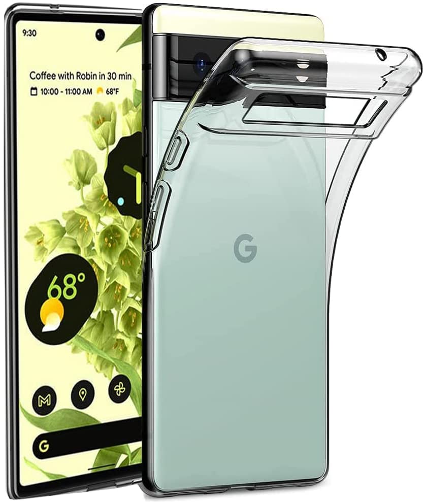 Google Pixel 6 Gel Case Clear Ultra Slim Silicone - SmartPhoneGadgetUK
