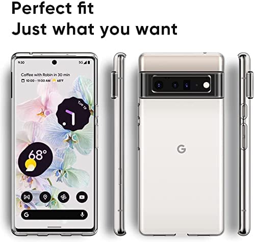 Google Pixel 6 Pro Gel Case Clear Ultra Slim Silicone - SmartPhoneGadgetUK