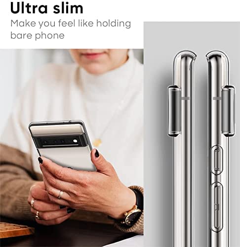 Google Pixel 6 Pro Gel Case Clear Ultra Slim Silicone - SmartPhoneGadgetUK