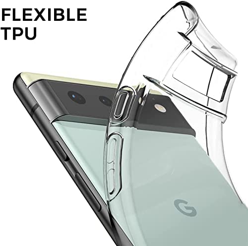 Google Pixel 6A Gel Case Clear Ultra Slim Silicone Transparent - SmartPhoneGadgetUK