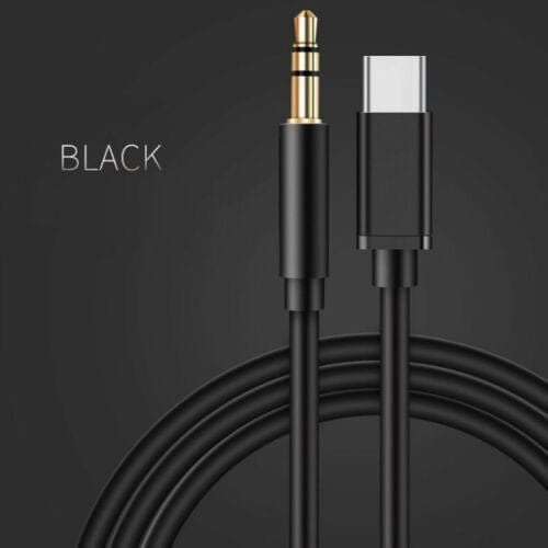 Oppo Find X3 Pro - 1M Type C USB To 3.5mm AUX Audio Adaptor Cable - SmartPhoneGadgetUK