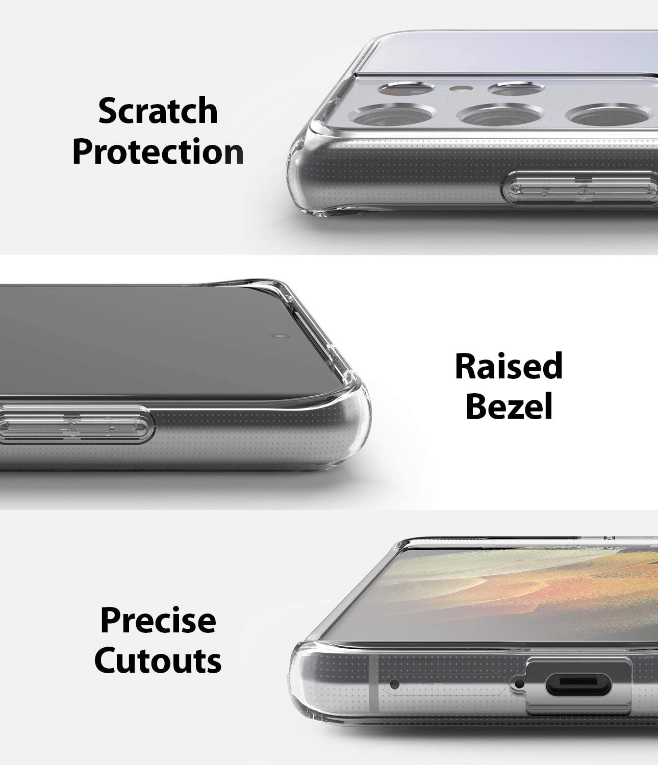 Samsung Galaxy S21+ Plus Gel Case Soft Transparent TPU Clear Ultra Slim Silicone - SmartPhoneGadgetUK