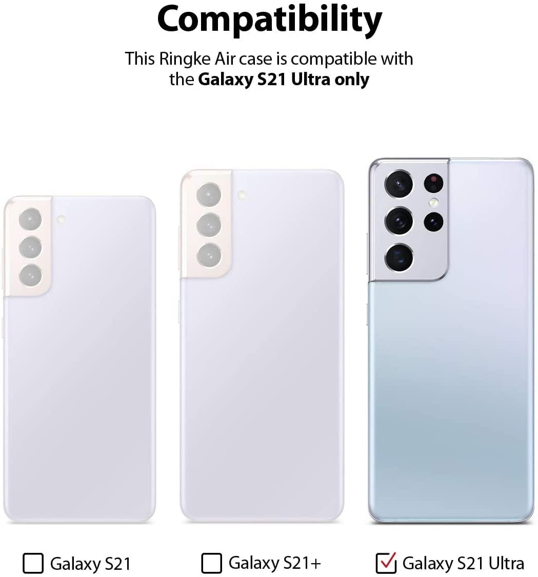 Samsung Galaxy S21 Ultra Gel Case Soft Transparent TPU Clear Ultra Slim Silicone - SmartPhoneGadgetUK