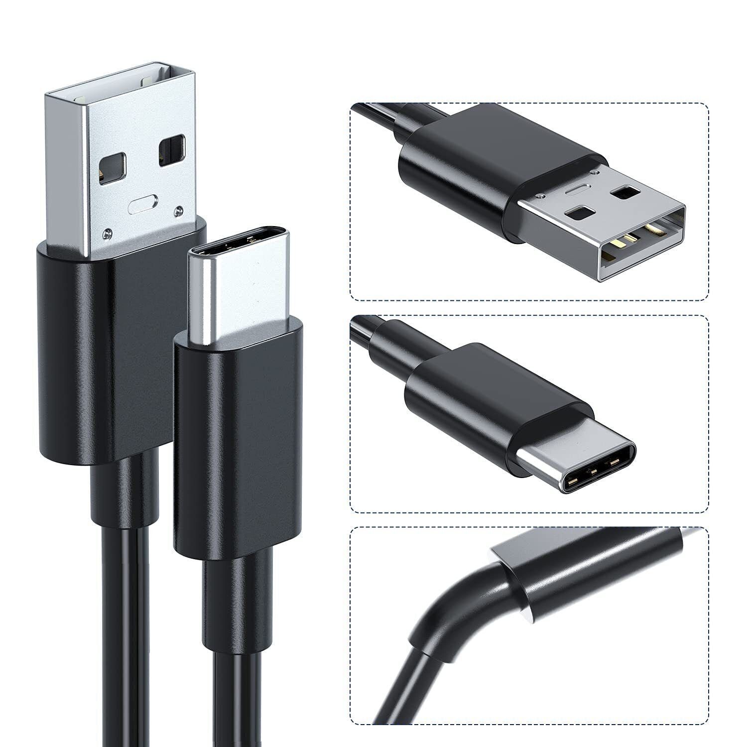 Samsung Galaxy Tab A11+ Charger Cable USB to Type C Charging USB Cable Fast Charge Lead