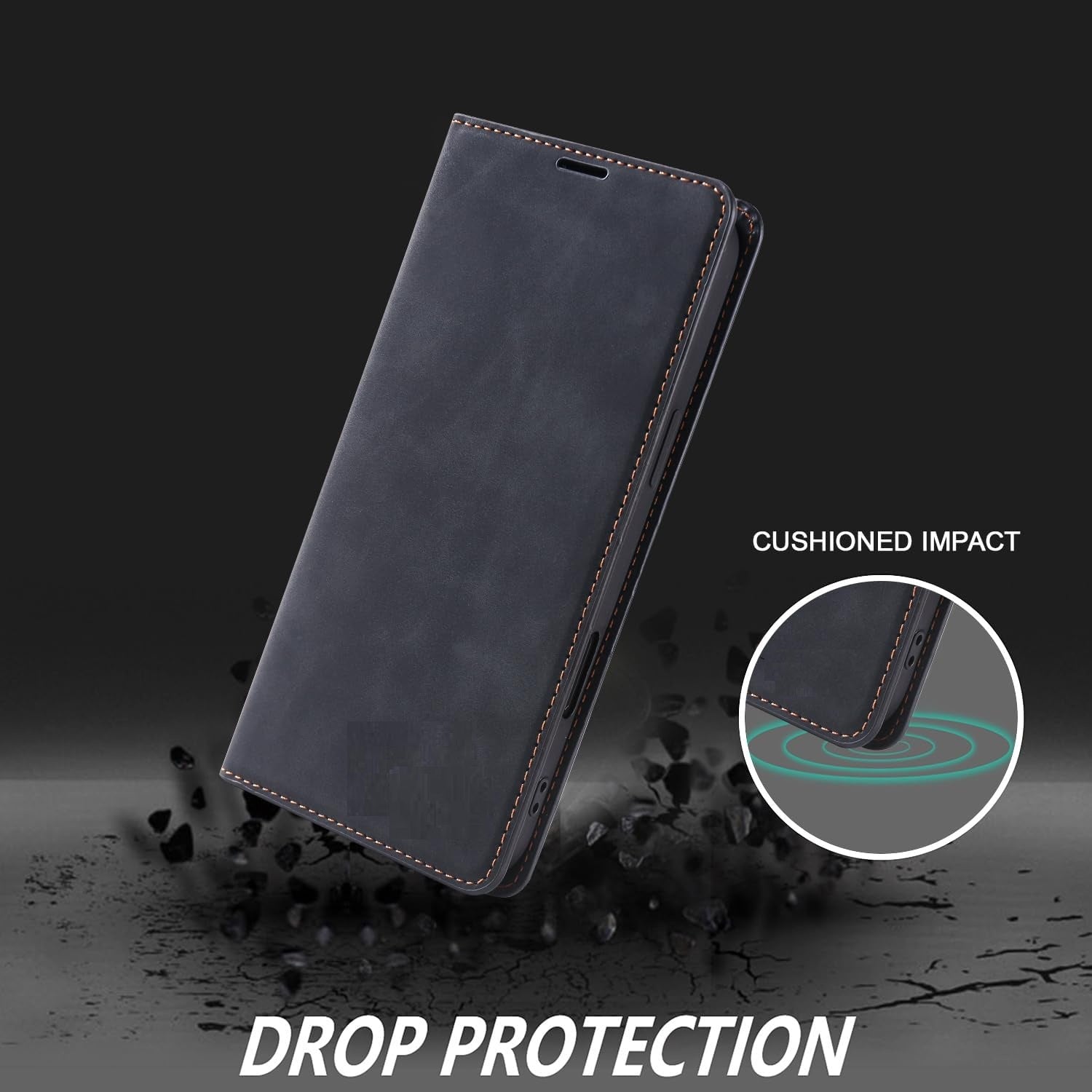 Google Pixel 10 Pro XL Flip Book Case Premium Leather Wallet Stand Phone Cover