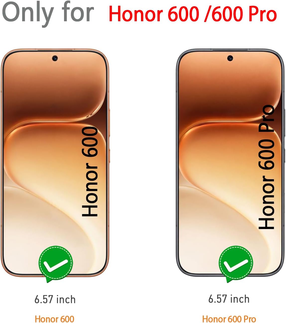 Honor 600 Clear Tempered Glass Screen Protector