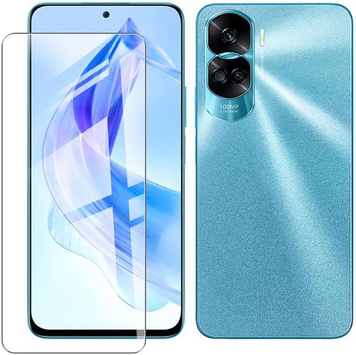 Honor 90 Lite Clear Gel Case Cover With Glass Screen Protector