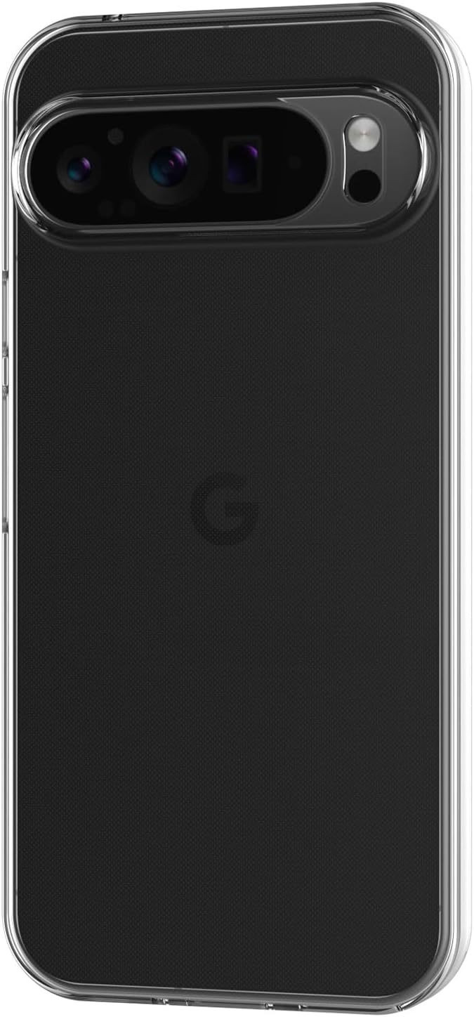 Google Pixel 9 Pro XL Case Clear Gel Ultra Slim Soft Transparent Silicone Cover