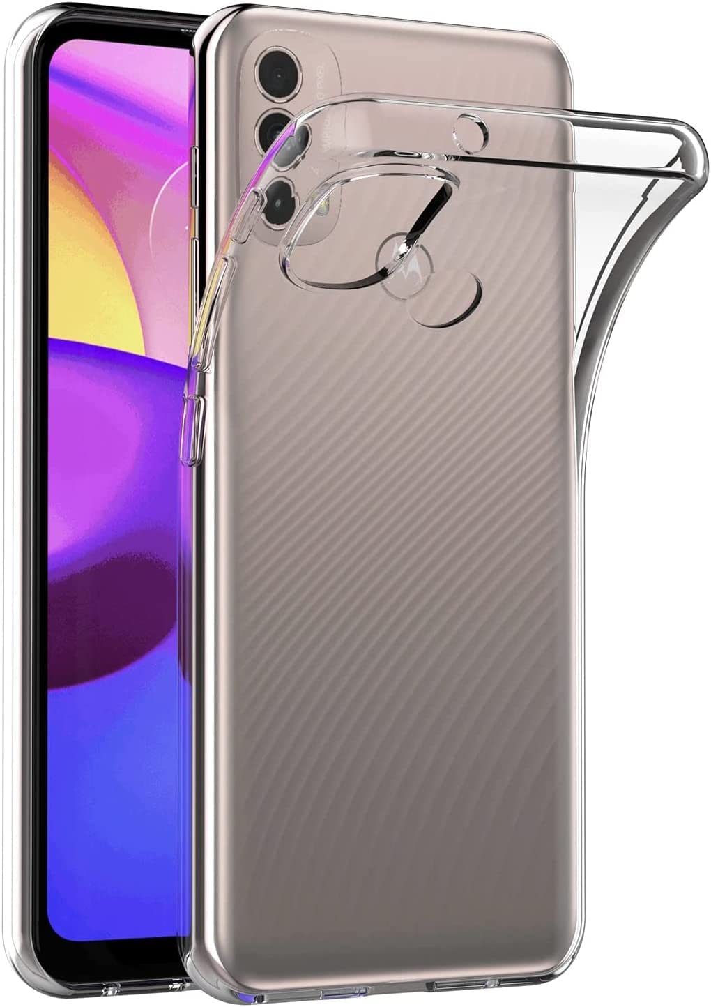 Motorola Moto E20 Gel TPU Clear Case Ultra Slim Soft Transparent Silicone Cover