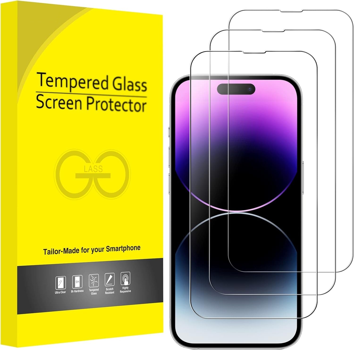 Apple iPhone 17 Air Clear Tempered Glass Screen Protector