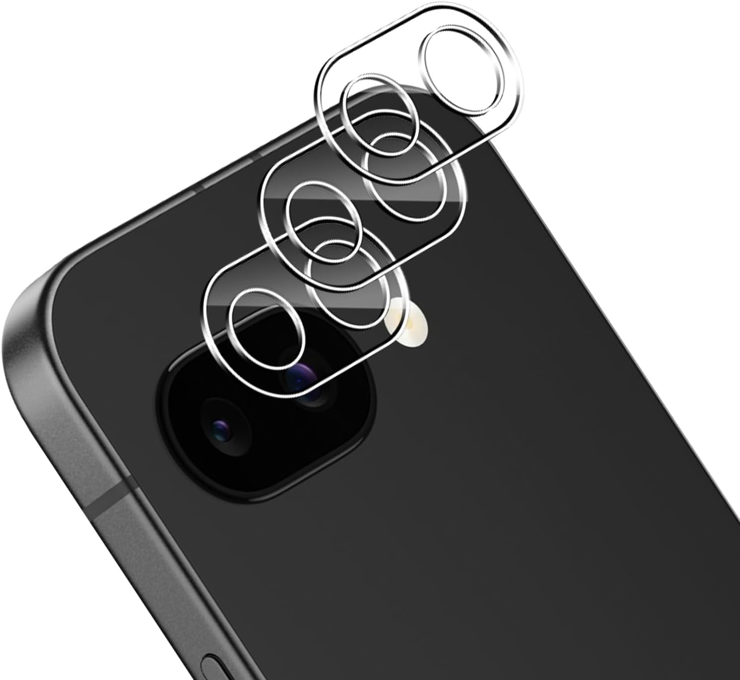 Google Pixel 9a Clear Tempered Glass Screen Protector With Camera Lens Guard