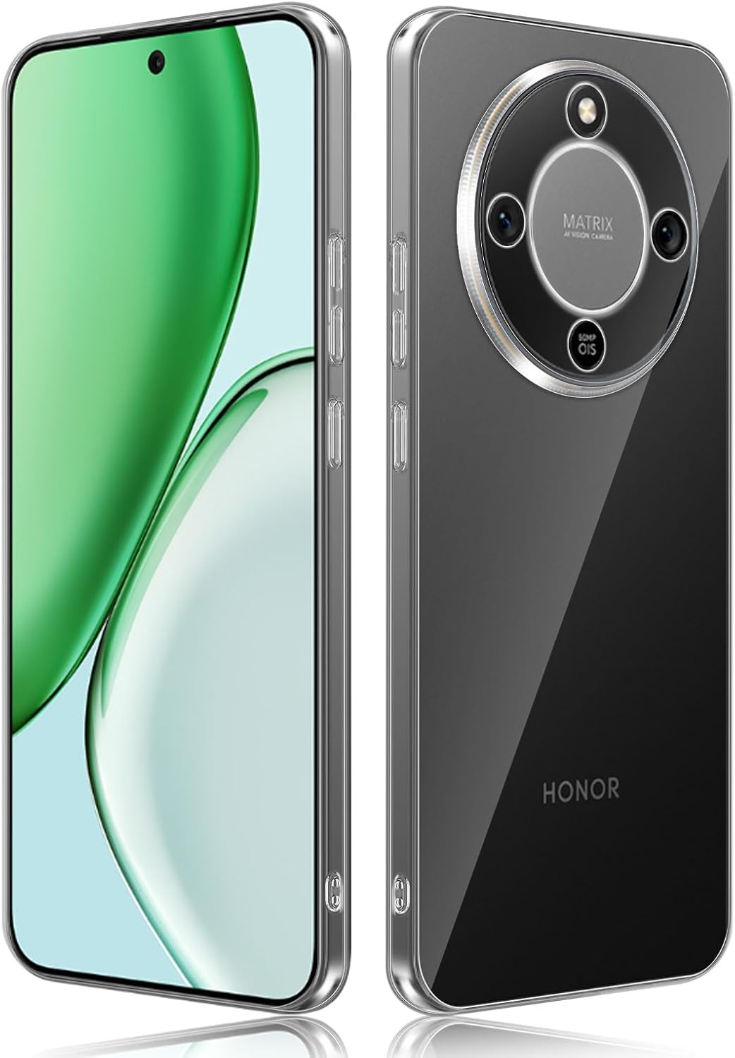 Honor Magic 8 Lite Case Clear Gel Ultra Slim Soft Transparent Silicone Cover