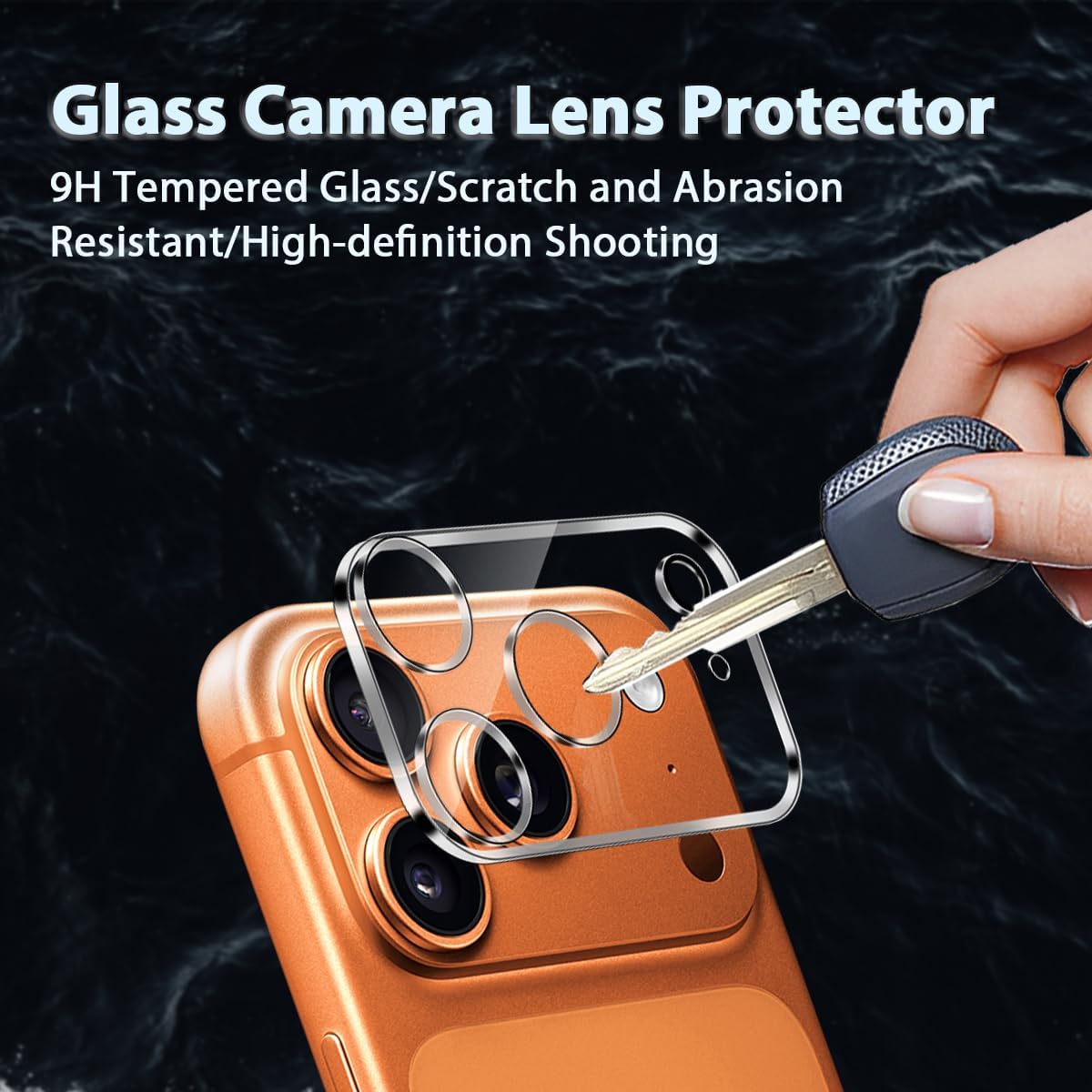 Apple iPhone 17 Pro Camera Protector Lens Guard Tempered Glass Film
