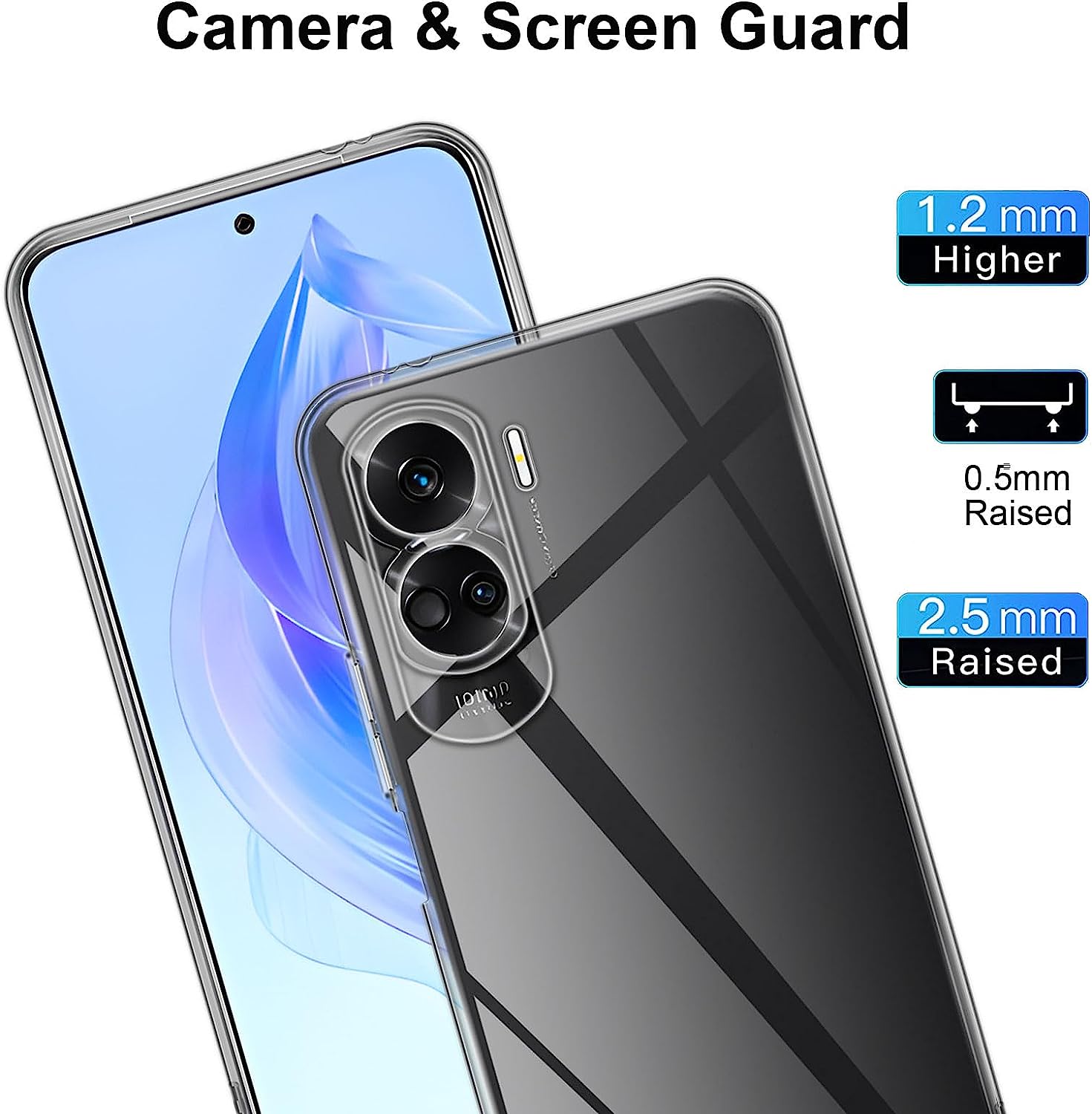 Honor 90 Lite Gel TPU Clear Case Ultra Slim Soft Transparent Silicone Cover