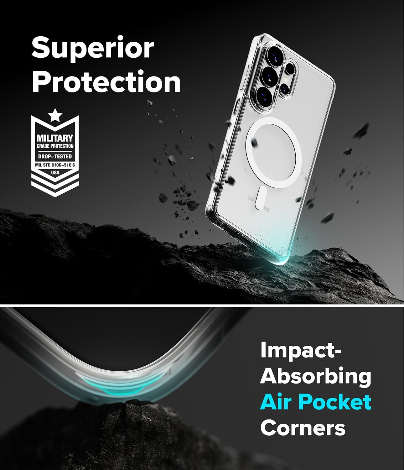 Samsung Galaxy S26 Ultra Magsafe Case Clear Gel Slim Transparent Hard Back Silicone Cover