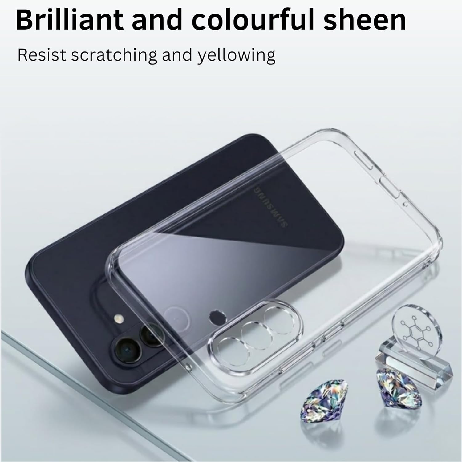 Samsung Galaxy A57 Case Clear Gel Ultra Slim Soft Transparent Silicone Cover