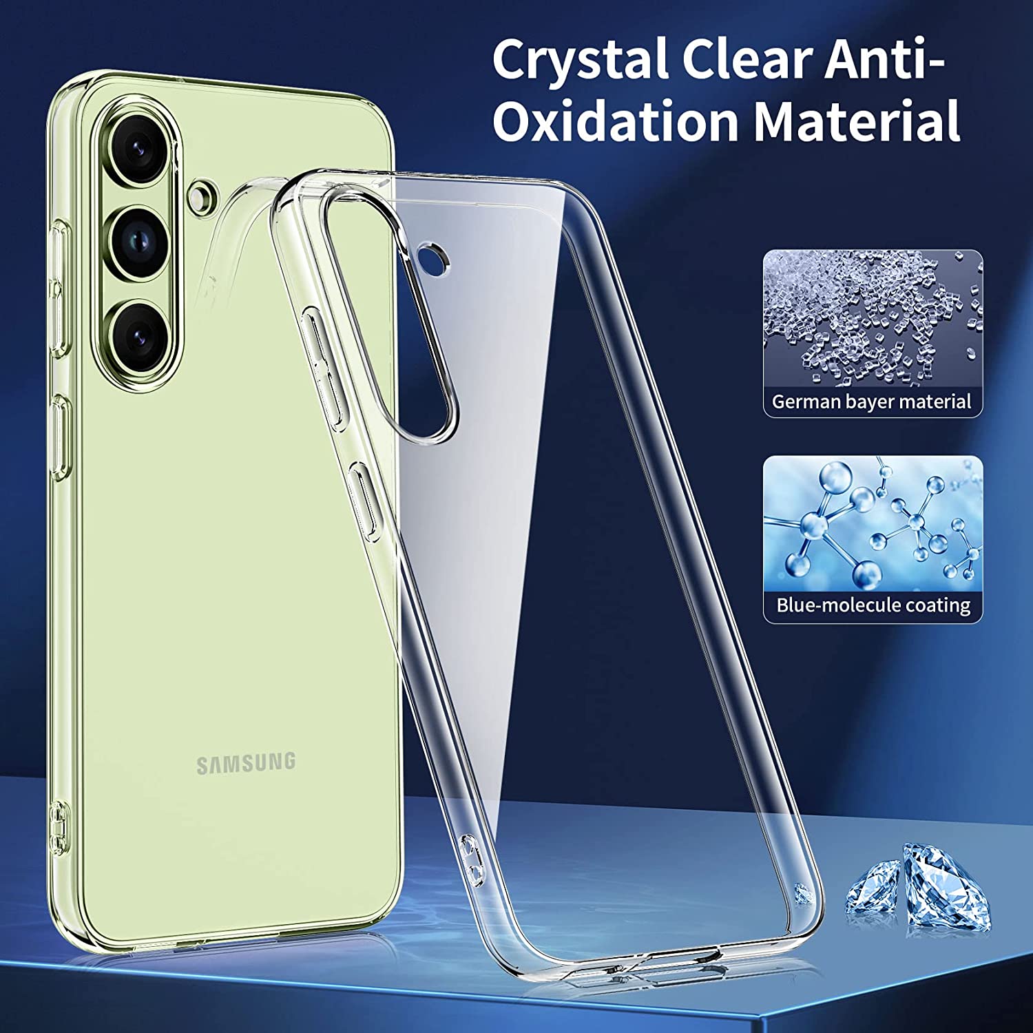 Samsung Galaxy A54 5G Gel TPU Clear Case Ultra Slim Soft Transparent Silicone Cover