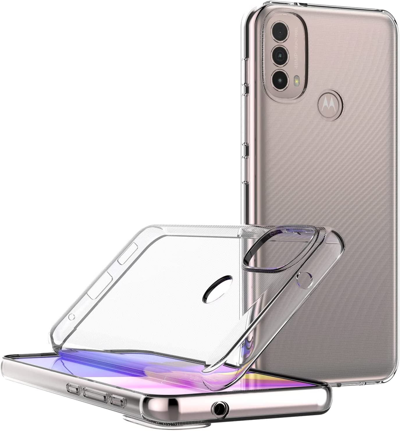 Motorola Moto E30 Gel TPU Clear Case Ultra Slim Soft Transparent Silicone Cover
