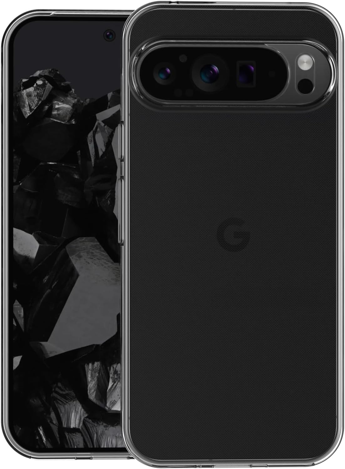 Google Pixel 9 Pro Case Clear Gel Ultra Slim Soft Transparent Silicone Cover