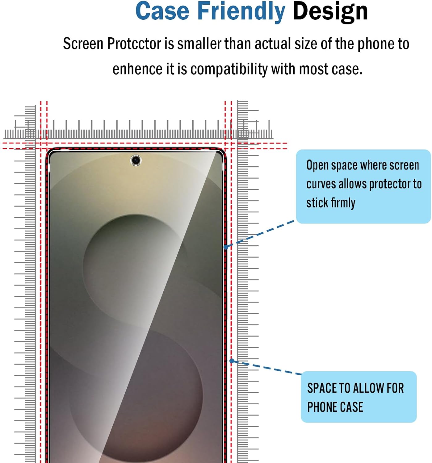 Samsung Galaxy S25+ Plus Clear Tempered Glass Screen Protector