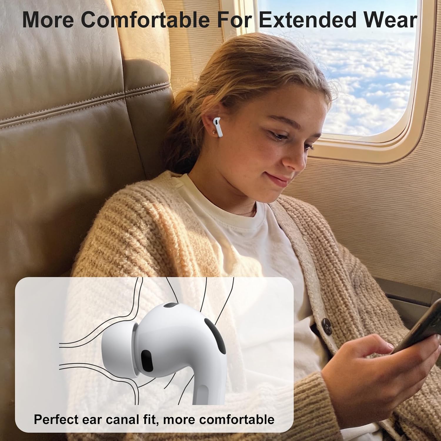 Apple AirPods Pro 3 3rd Generation Replacement Earbuds Ear Tips In Ear
