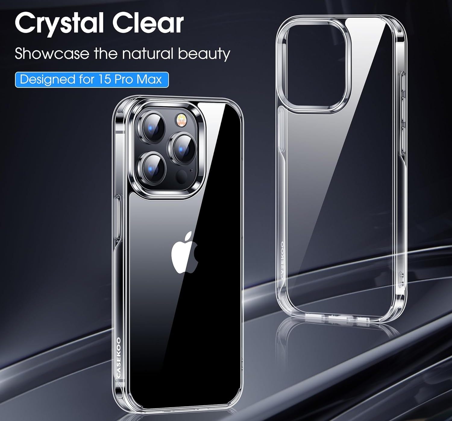 Apple iPhone 15 Pro (6.1) Gel Case Clear Ultra Slim Silicone