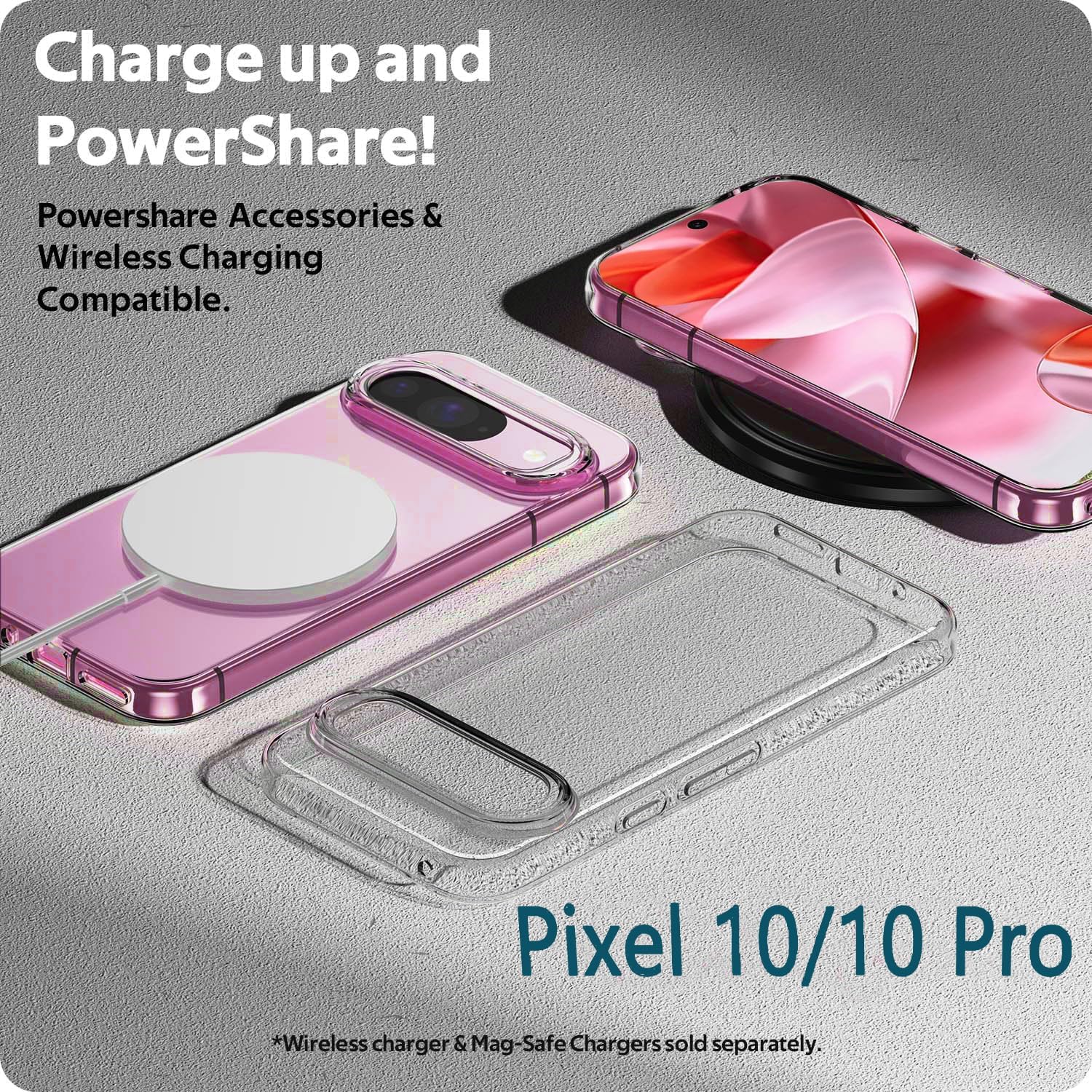 Google Pixel 10 Pro XL Case Clear Gel Slim Transparent Silicone Cover