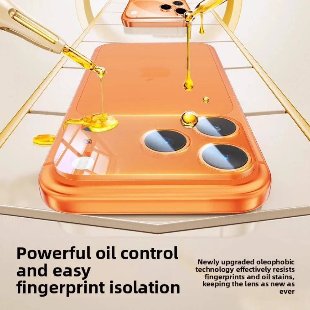 Apple iPhone 17 Pro Camera Protector Lens Guard Tempered Glass Film - Silver