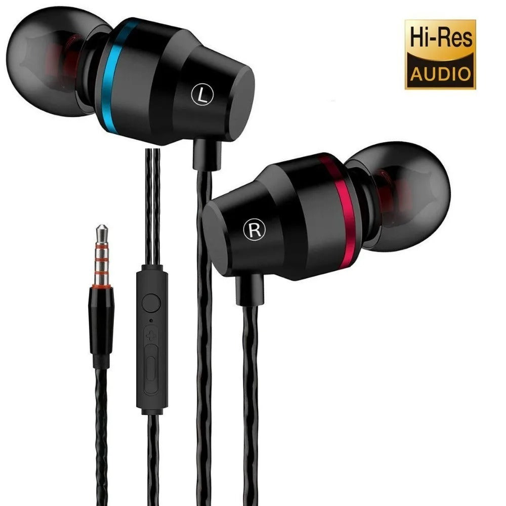 Samsung Galaxy Tab A11 Earphones Headphones In-Ear Built In with Mic Remote 3.5mm Jack Hifi Bass
