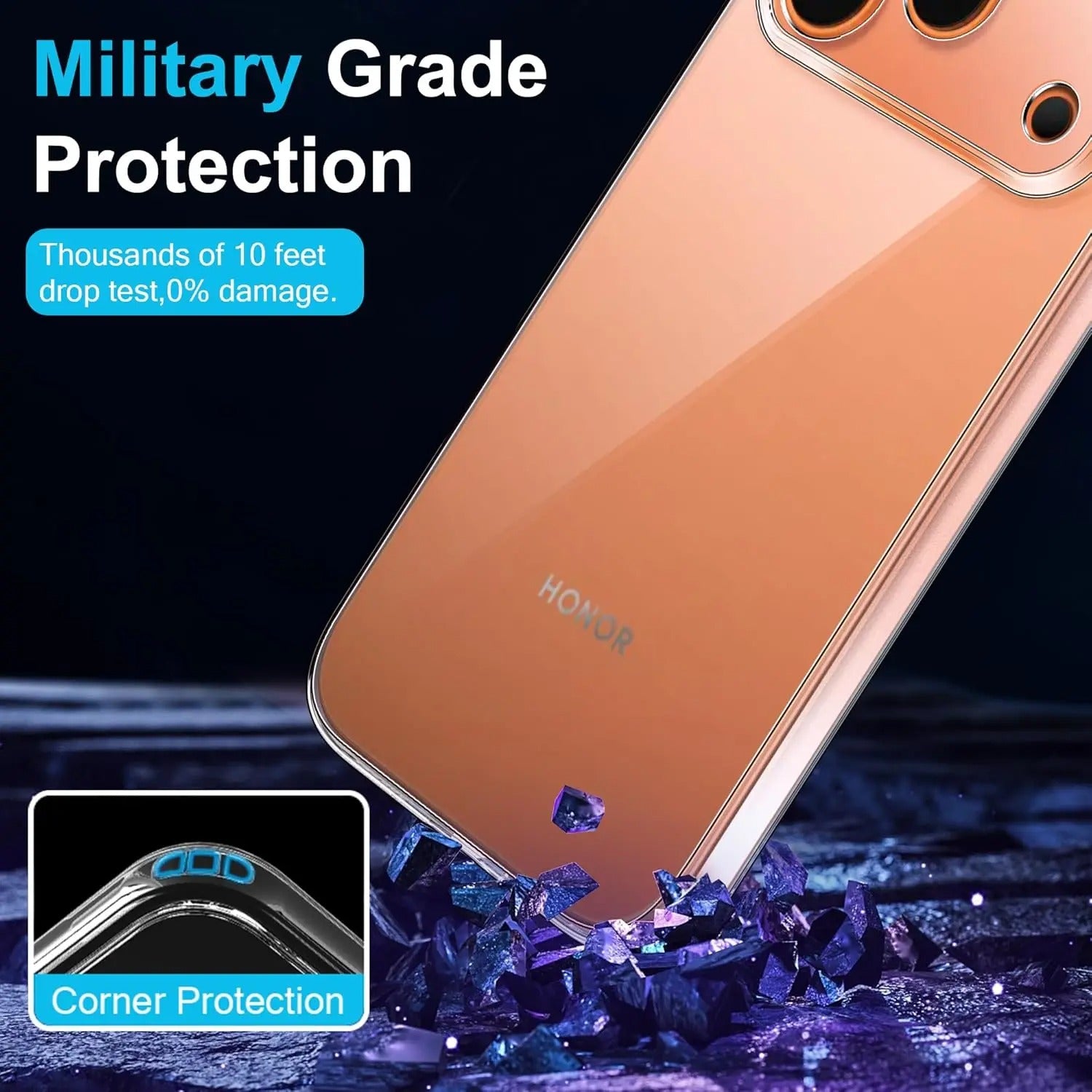 Honor 600 Pro Case Clear Gel Ultra Slim Soft Transparent Silicone Cover