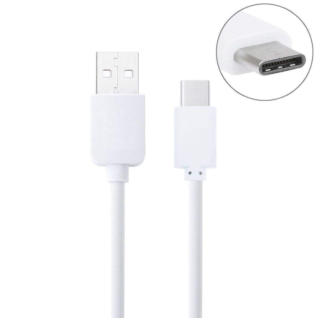 Samsung Galaxy A12 USB to Type C Charging Cable Lead White - 1M - SmartPhoneGadgetUK
