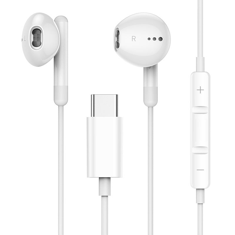 Apple iPhone 15 Type C Earphones Headphones In-Ear Built In with Mic Remote