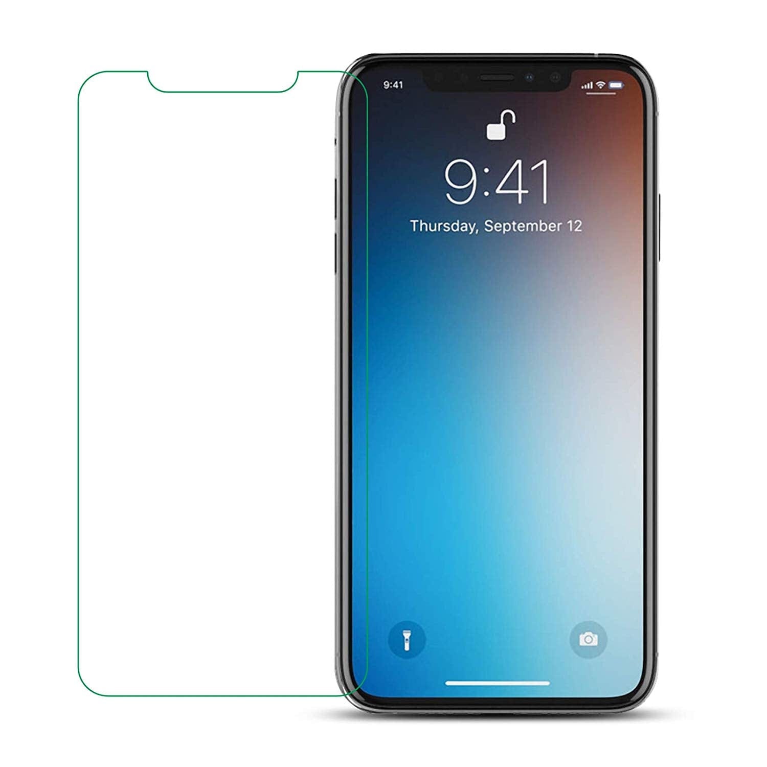 2 Pack Apple iPhone 11 Pro (5.8) Clear Tempered Glass Screen Protector - SmartPhoneGadgetUK