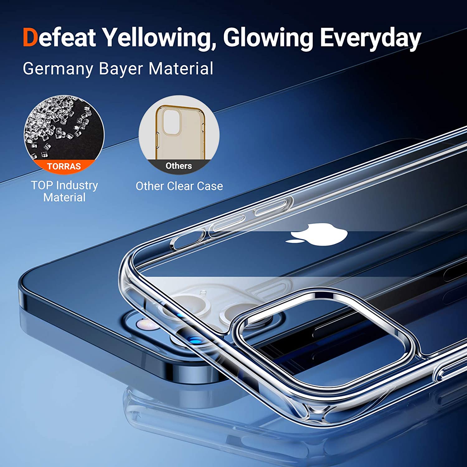 Apple iPhone 12 Pro (6.1) Gel Case Clear Ultra Slim Silicone - SmartPhoneGadgetUK
