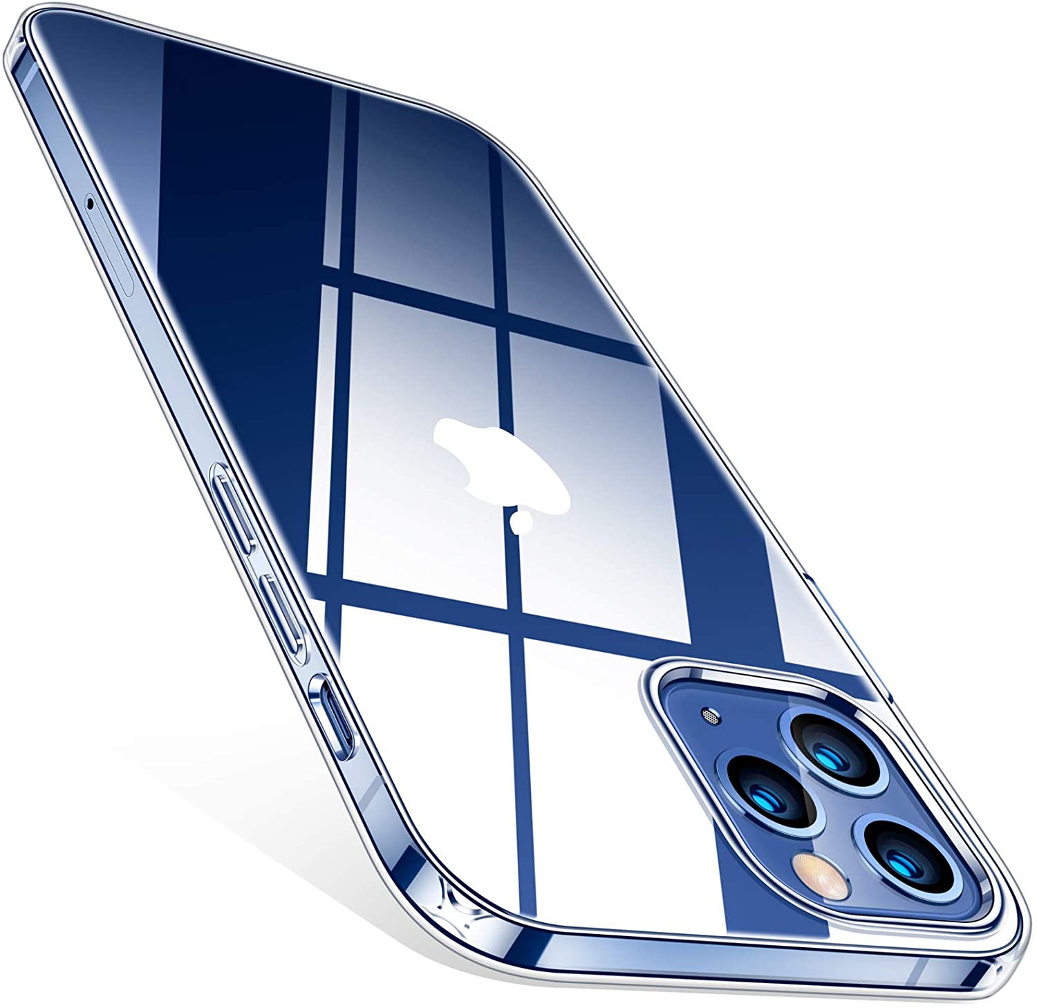 Apple iPhone 12 Pro Max (6.7) Gel Case Clear Ultra Slim Silicone - SmartPhoneGadgetUK