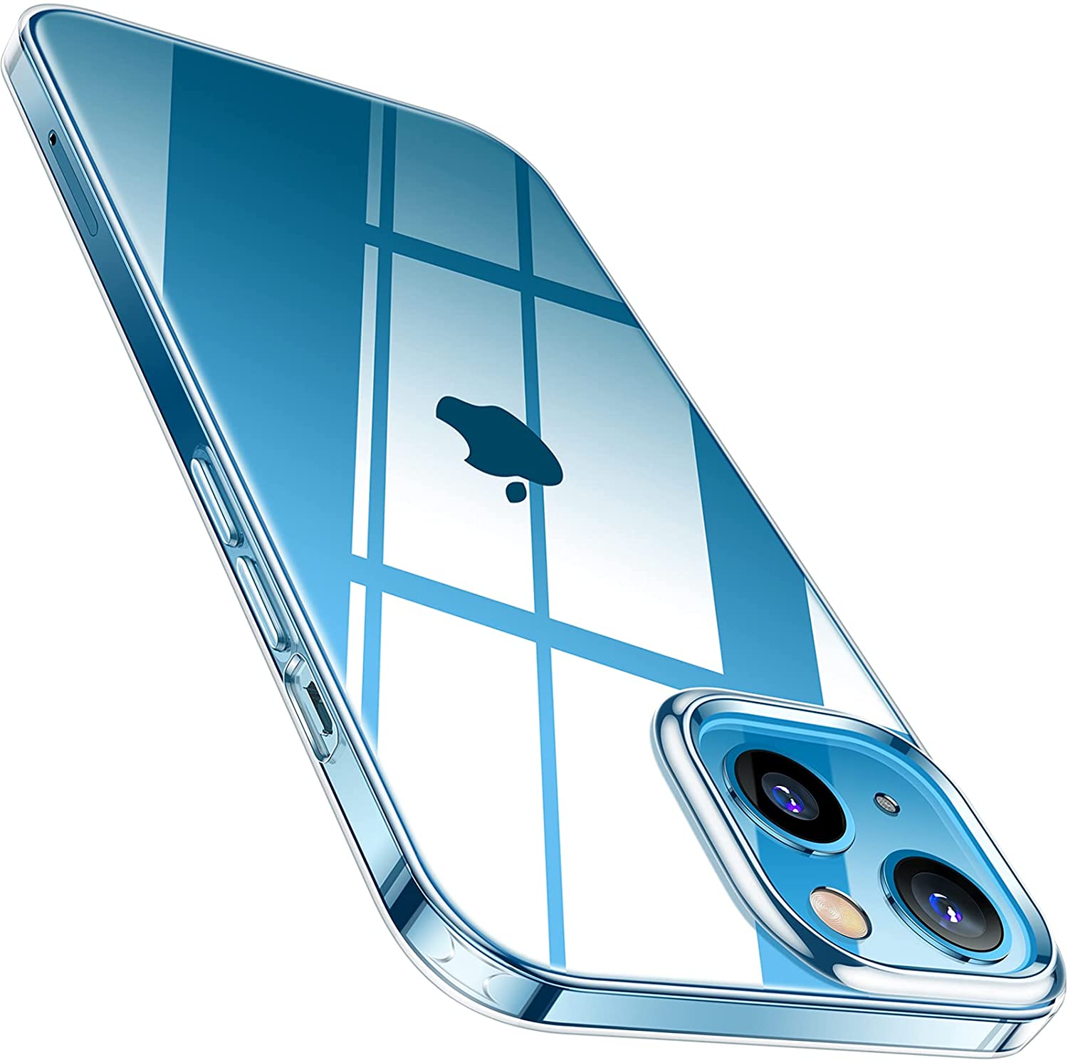 Apple iPhone 13 (6.1) Gel Case Clear Ultra Slim Silicone - SmartPhoneGadgetUK