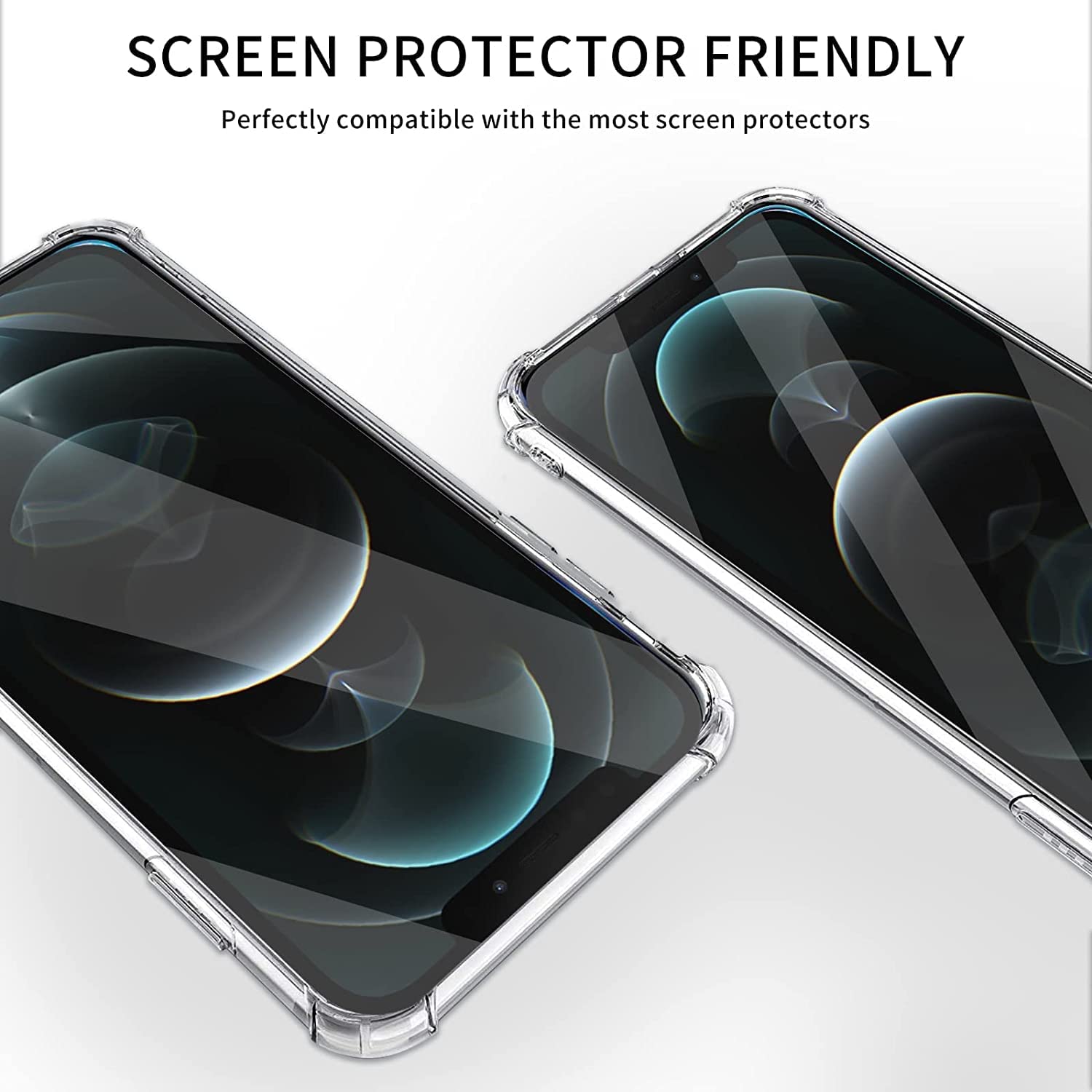 Apple iPhone 14 Pro Max (6.7) Gel Case Clear Transparent Anti-Shock Absorption Bumper Ultra Thin Cover - SmartPhoneGadgetUK