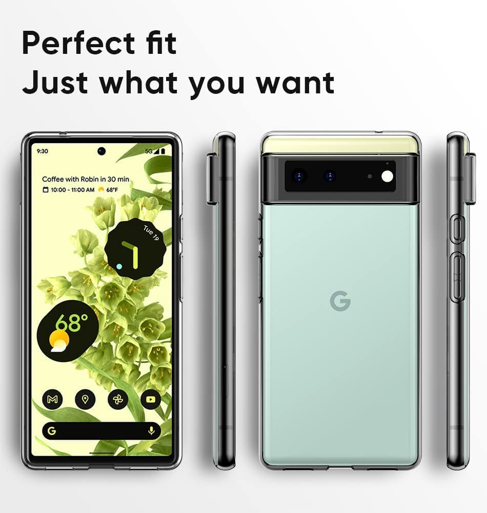 Google Pixel 6 Gel Case Clear Ultra Slim Silicone - SmartPhoneGadgetUK