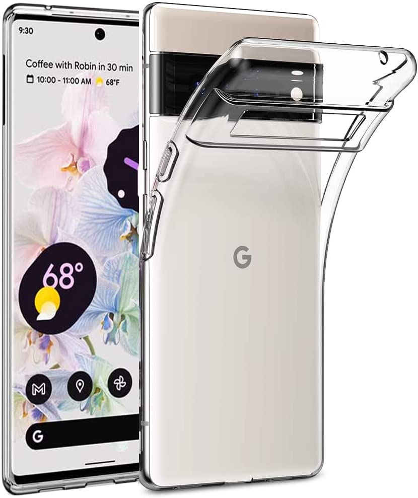 Google Pixel 6 Pro Gel Case Clear Ultra Slim Silicone - SmartPhoneGadgetUK