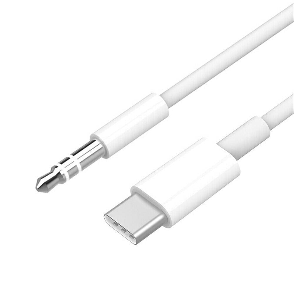 Google Pixel 6A - 1M Type C USB To 3.5mm AUX Audio Adaptor Cable - SmartPhoneGadgetUK