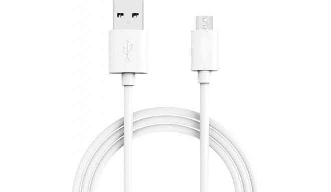 Motorola Moto G8 Power Lite 3M USB to Micro USB Charging Cable Charger Lead White - 3M - SmartPhoneGadgetUK