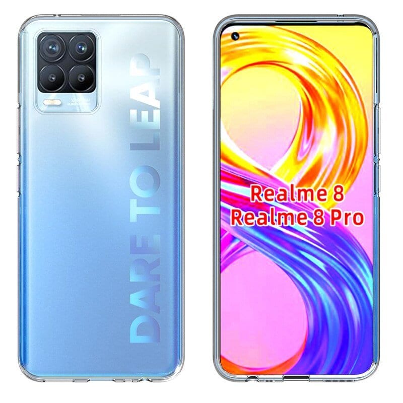 Realme 8 4G Gel Case Clear Ultra Slim Silicone - SmartPhoneGadgetUK