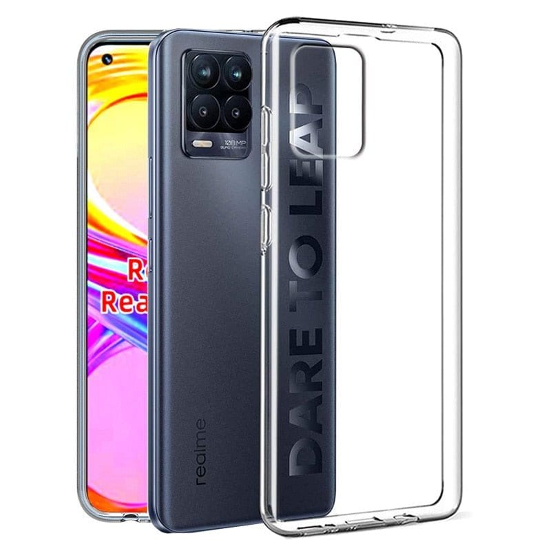 Realme 8 4G Gel Case Clear Ultra Slim Silicone - SmartPhoneGadgetUK