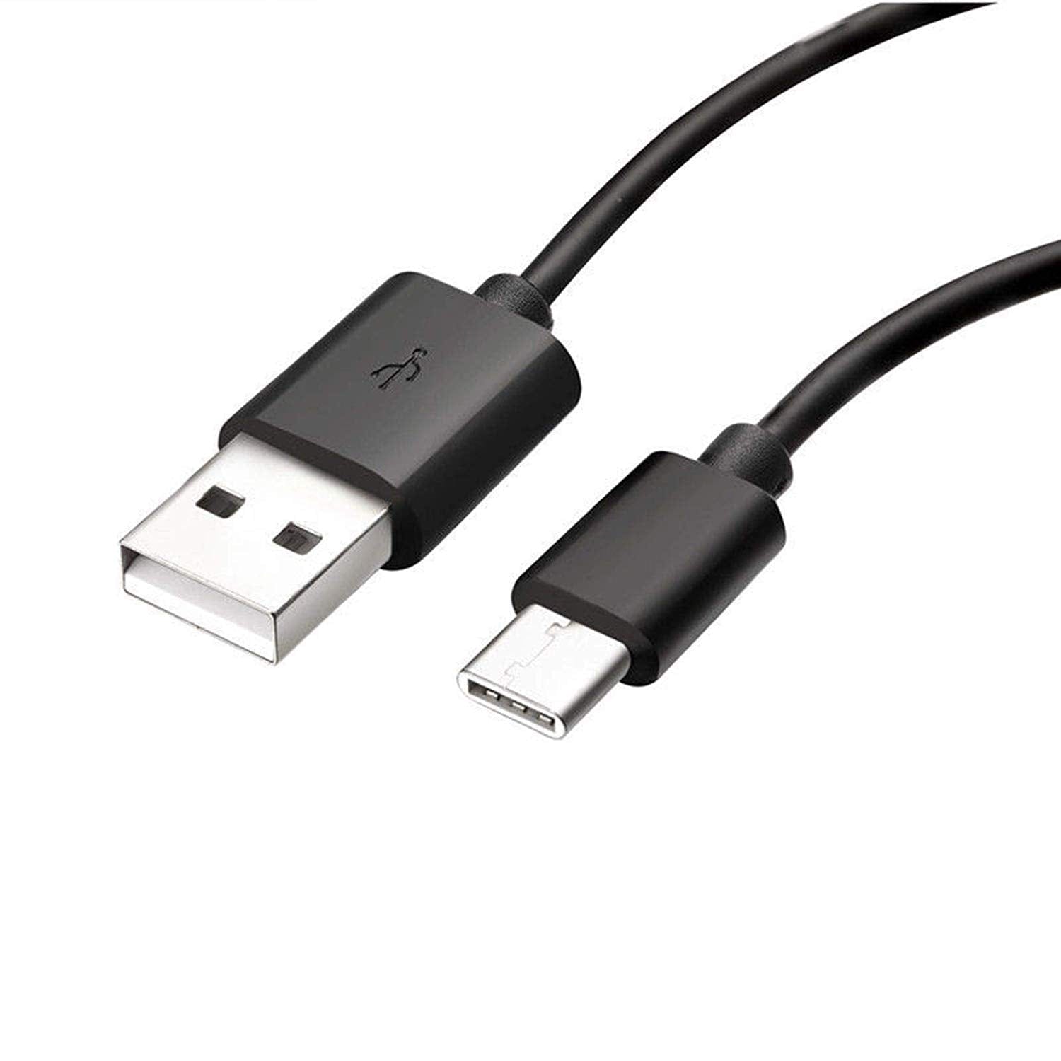 Samsung Galaxy A70 USB Cable to Type C Charging Cable Lead Black - 1M - SmartPhoneGadgetUK