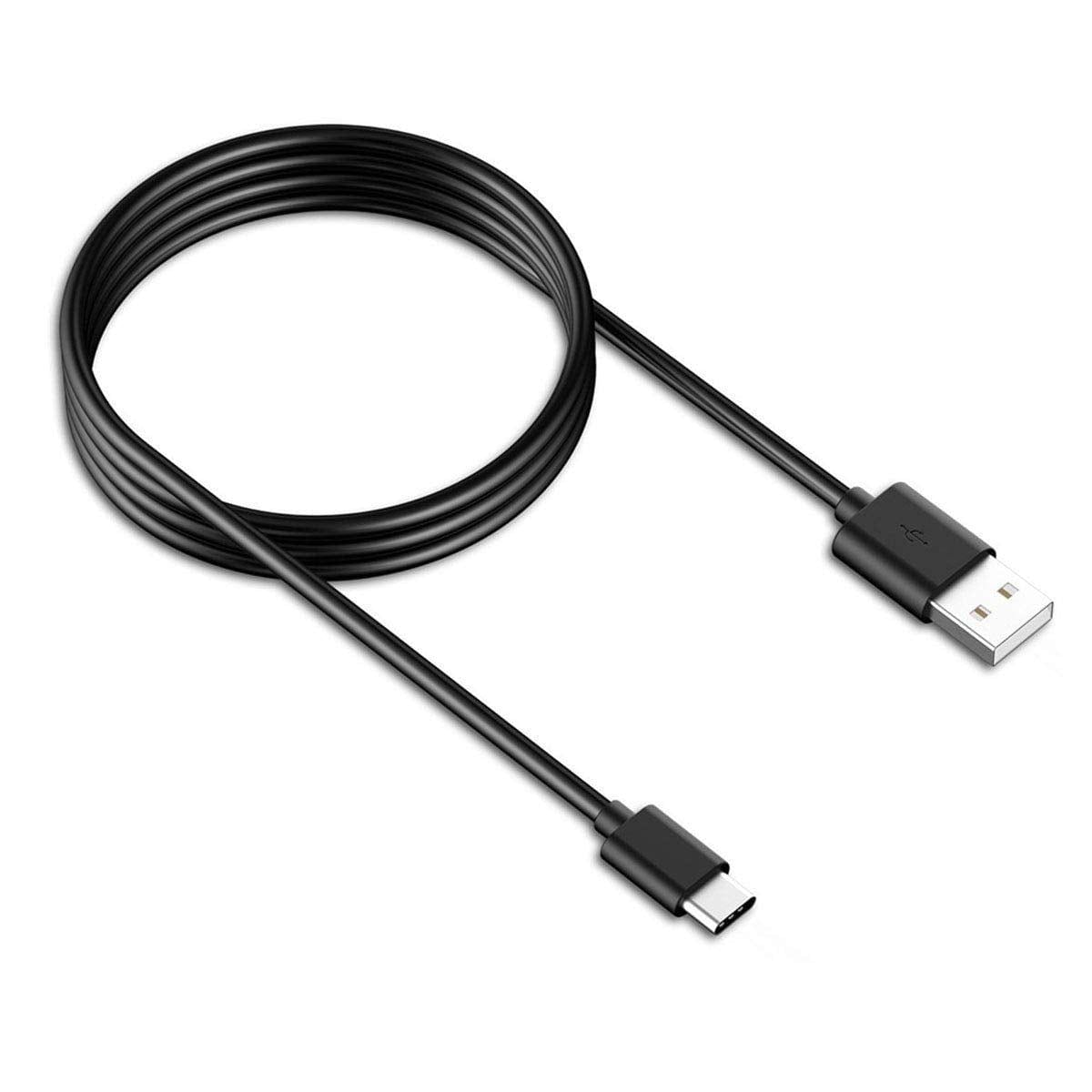Samsung Galaxy A70 USB Cable to Type C Charging Cable Lead Black - 2M - SmartPhoneGadgetUK