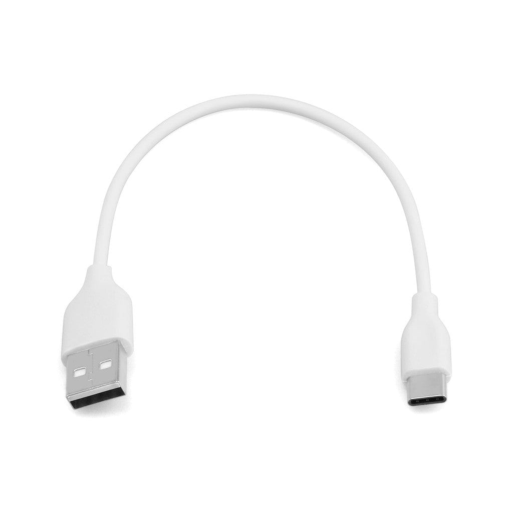 Samsung Galaxy A70 USB Cable Type C Charging Cable In Car White - 25 CM Short - SmartPhoneGadgetUK