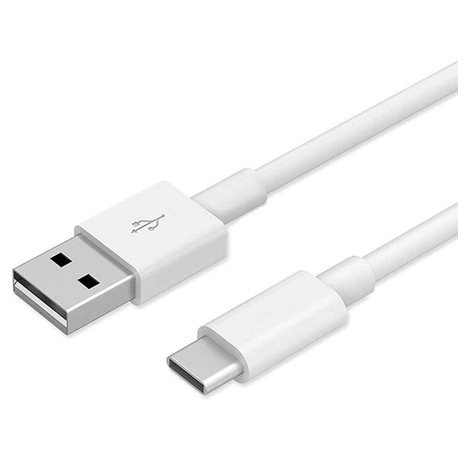 Samsung Galaxy A70 USB Cable Type C Charging Power Lead White - 2M - SmartPhoneGadgetUK